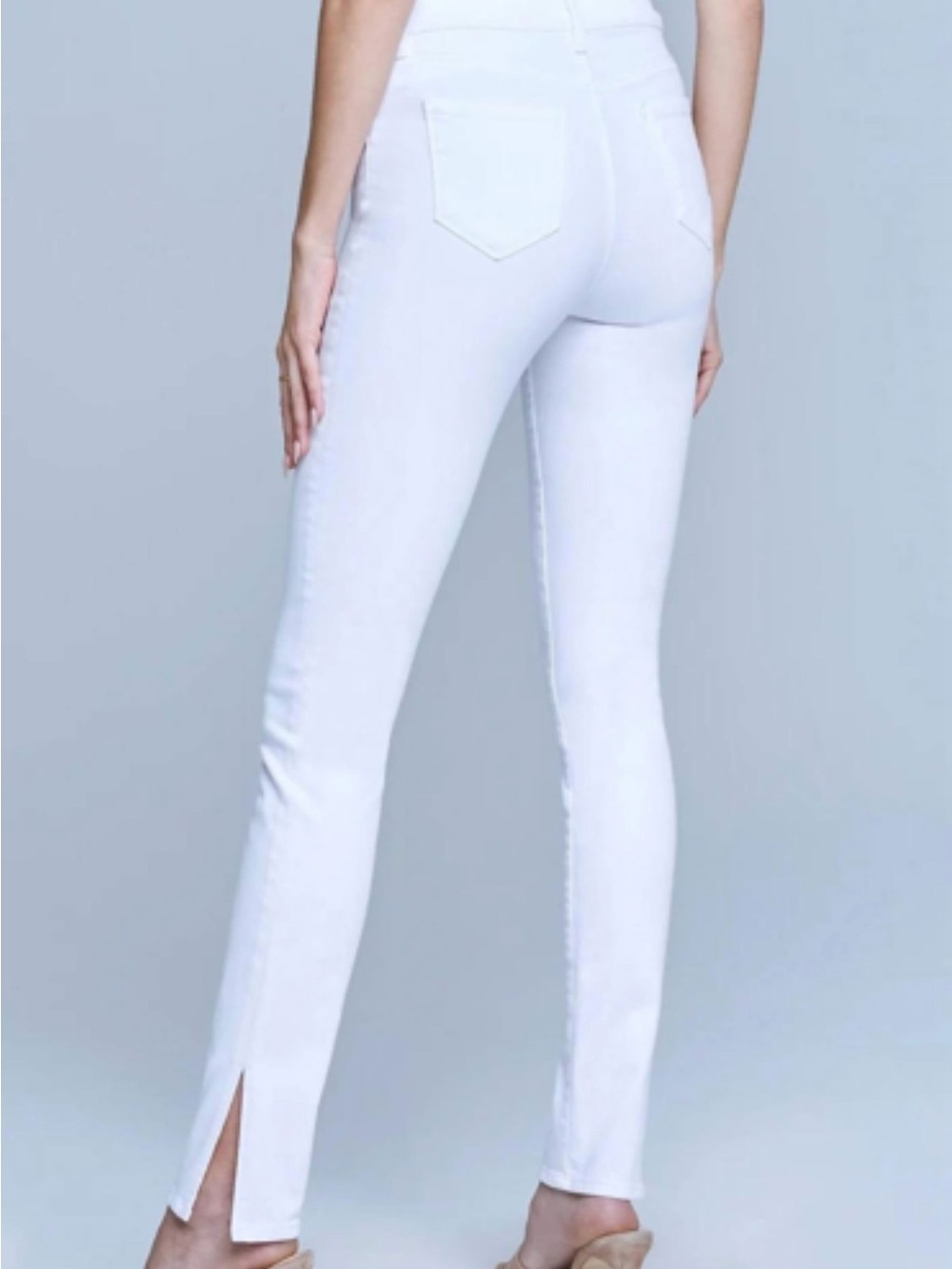 L'AGENCE White Josie Skinny Jeans - Women